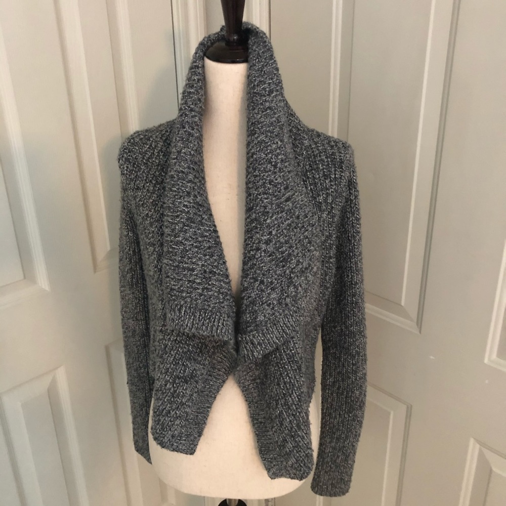 Elegant Cut Wrap Sweater